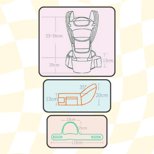 BabyOrigin Sit 'n' Sleep Carrier